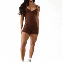 Mocha Web Spire Bodysuit