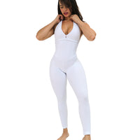 White Backless Bodysuit (Thick Supplex)