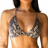 Venom Snake Print Sports Bra | Activewear Top