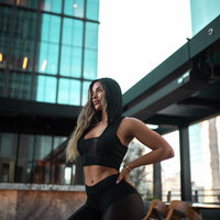 NYC Mesh Hoodie Top