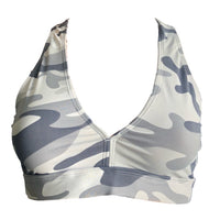 White Camouflage Fitness Top
