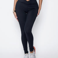 Black Night V-Shape Leggings