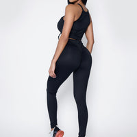 Black Night V-Shape Leggings