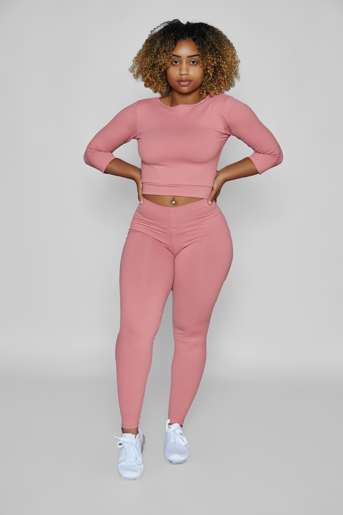 Pink Guava Bum Bum Pocket Leggings (Thick Supplex) – The Blue Body