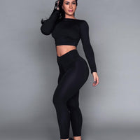 Black Bum Bum Pocket Leggings (Light Supplex)