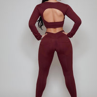 Wine Not Bum Bum Leggings (Light Supplex)