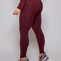 Wine Not Bum Bum Leggings (Light Supplex)