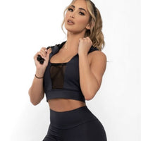 NYC Mesh Hoodie Top