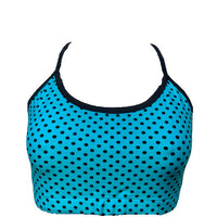 Blue Darla Polka Dot Top