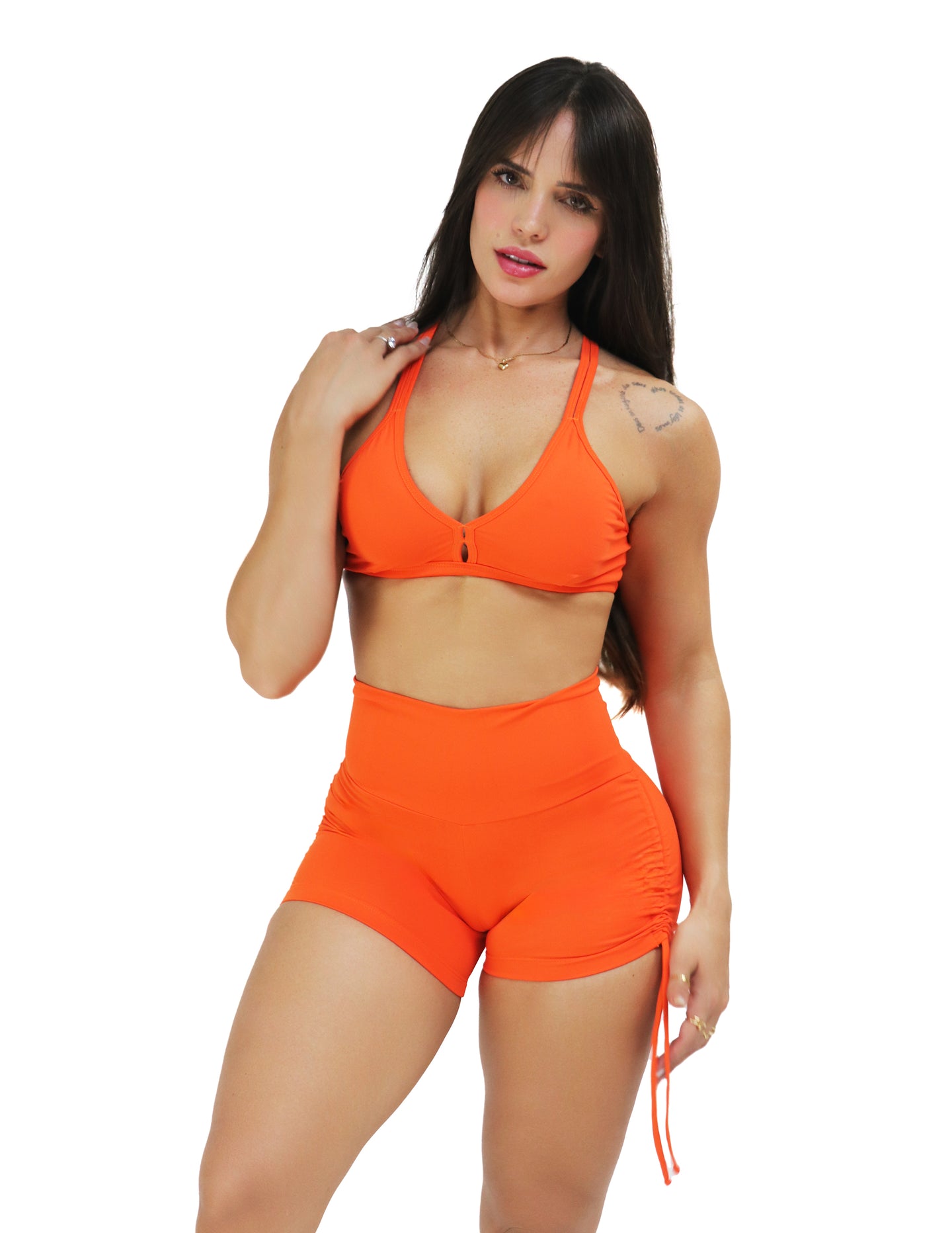 Orange Talita Butt Shorts