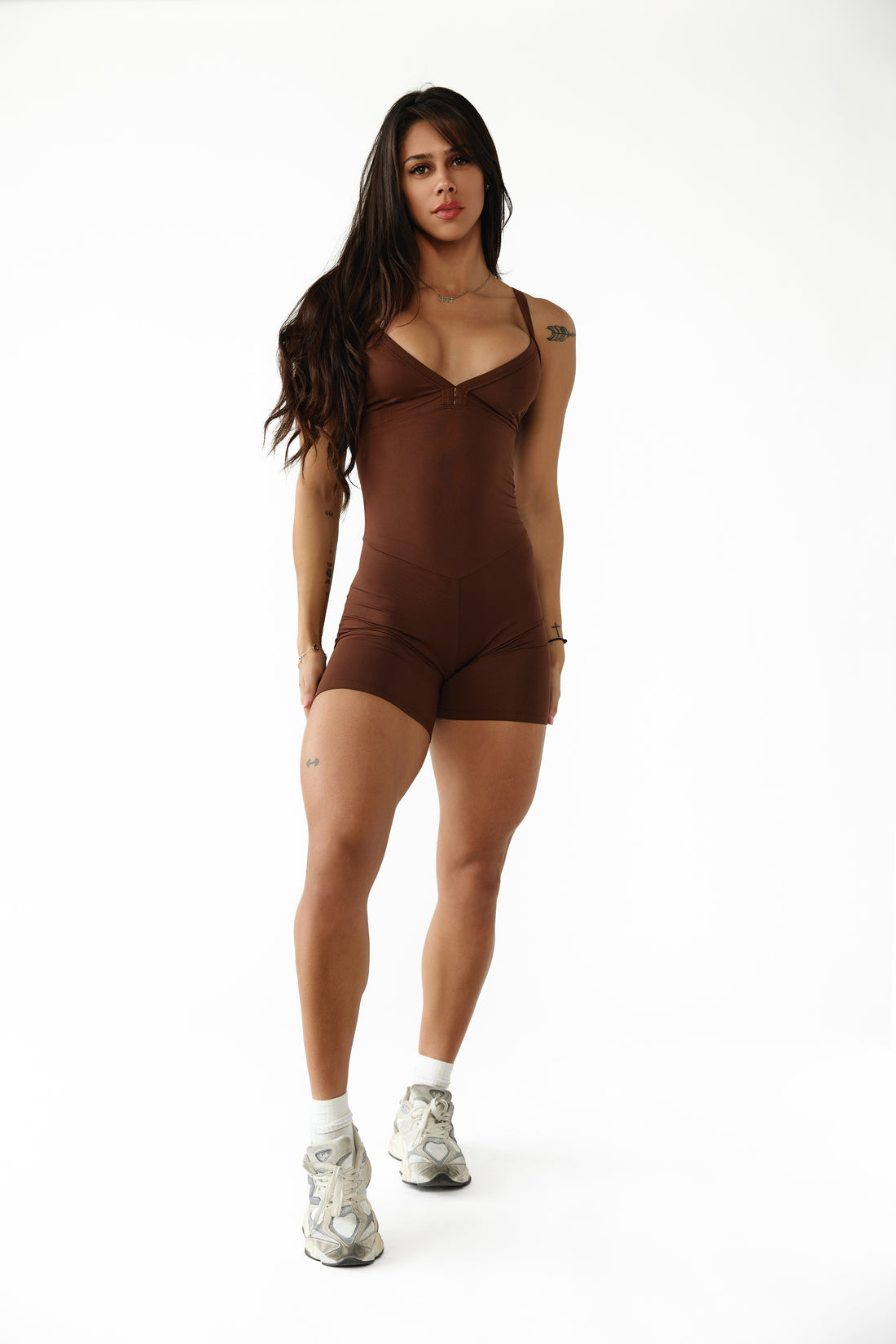 Backless Bodysuit In Mocha – TH And TH