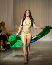 Yellow Rio Love Triangle Bikini | Brazilian Swimwear