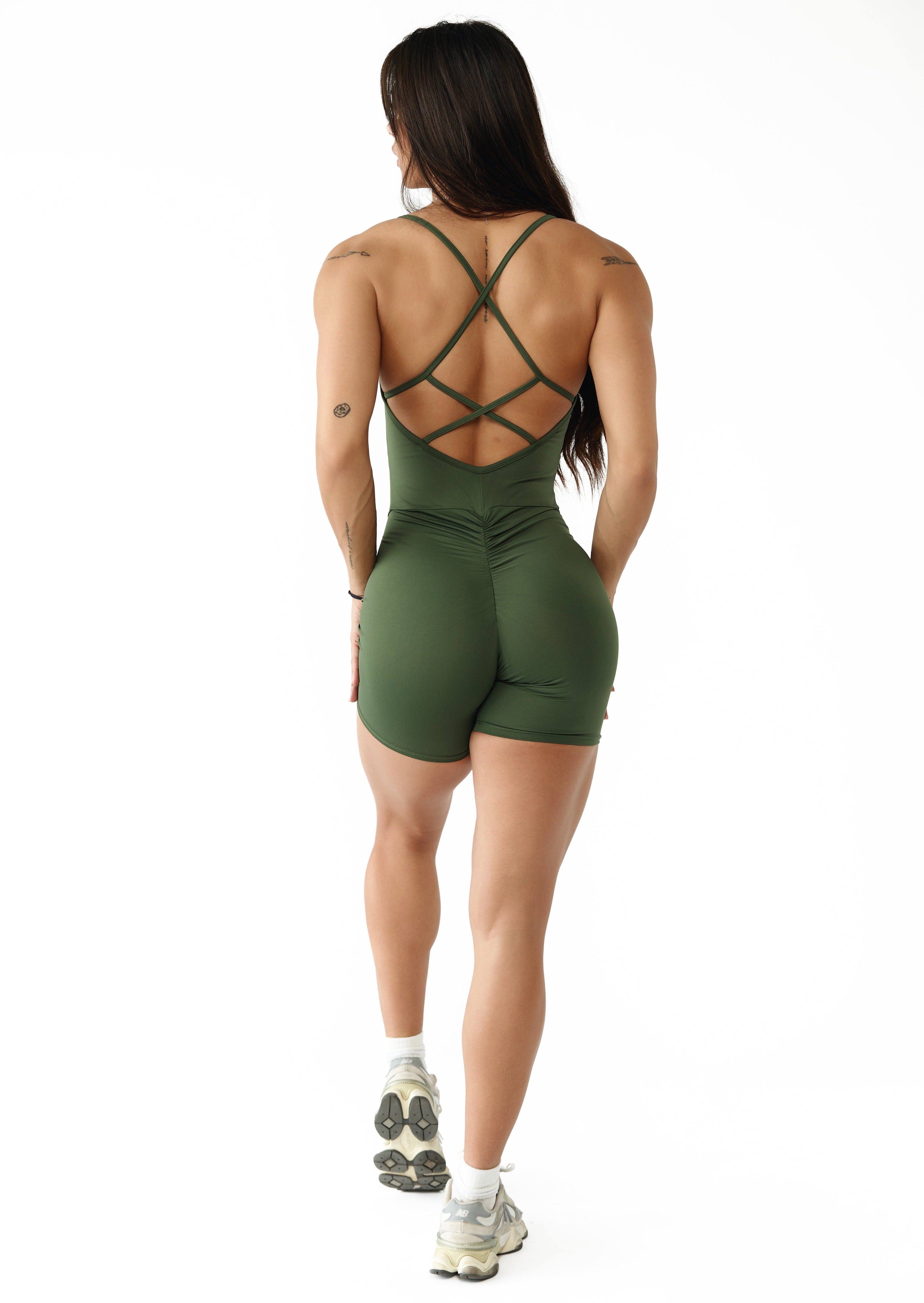 Forest Green | Short Bodysuit