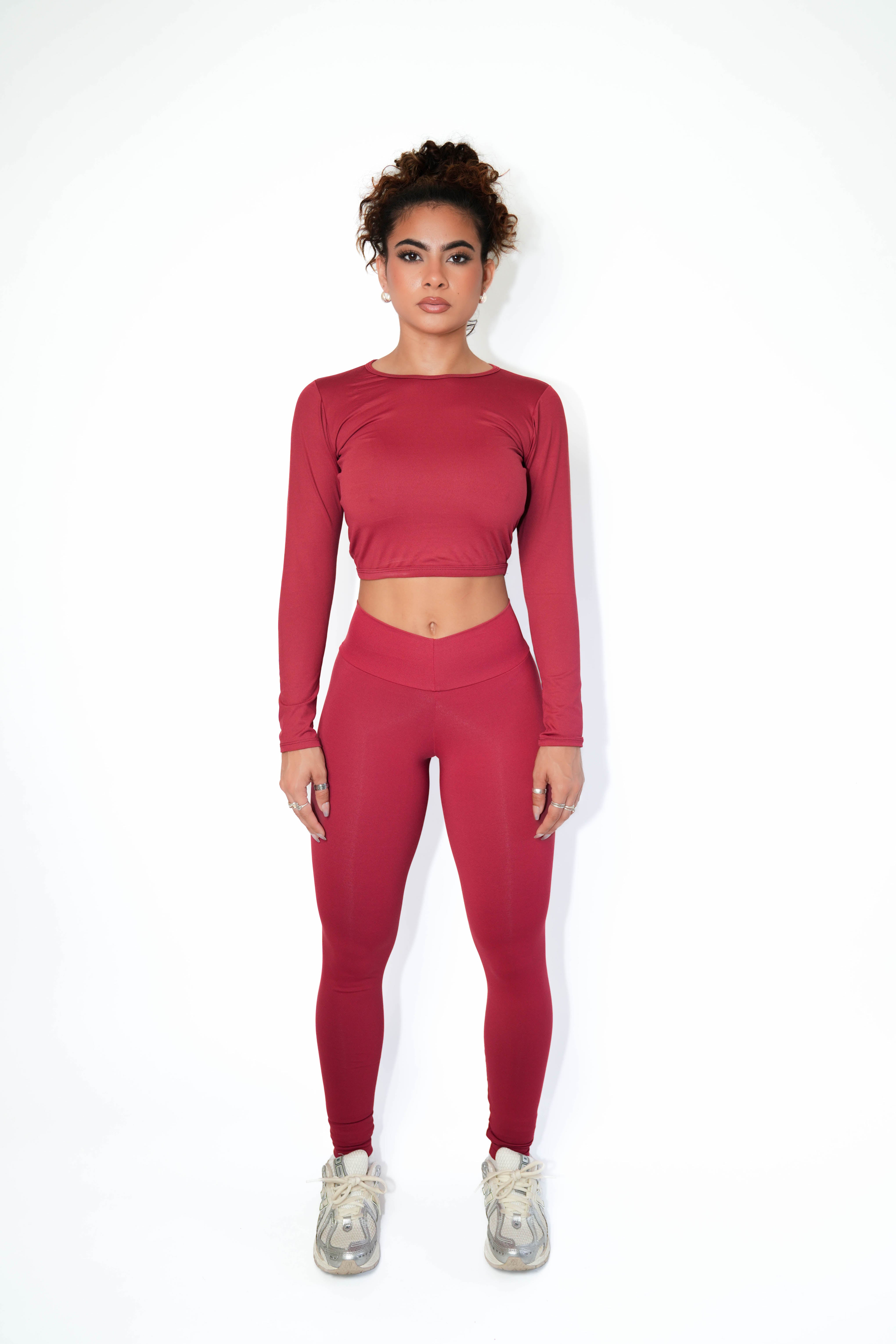 Bordeaux Bum Bum Pocket | Leggings