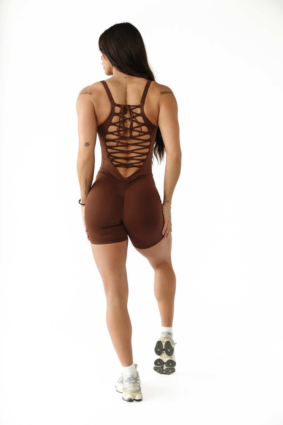 Mocha Web Spire Bodysuit