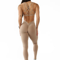 Frosted Toffee Butt Scrunch Leggings