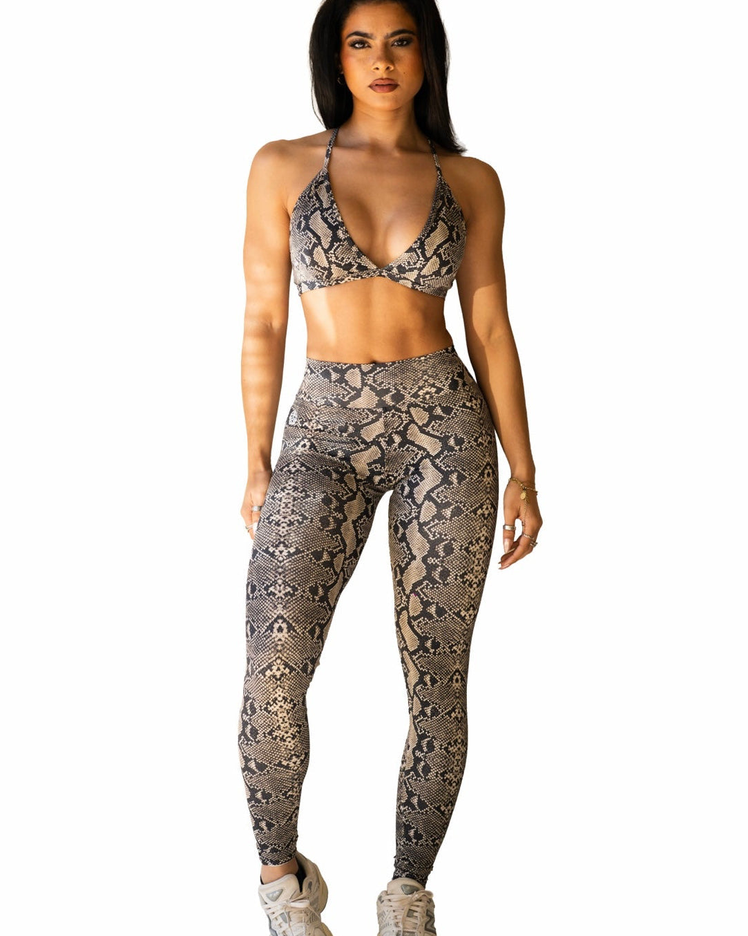 Venom Snake Print Brazilian Leggings | High-Waisted Activewear