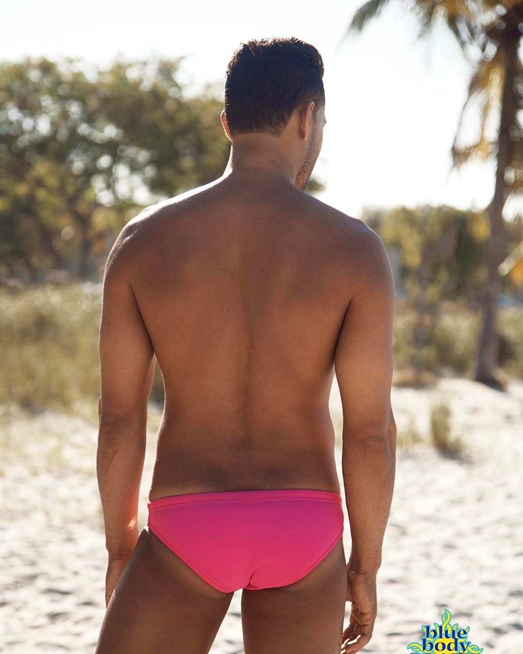 Solid Hot Pink Swim Brief