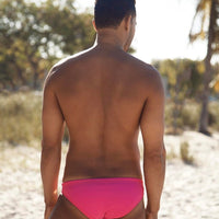 Solid Hot Pink Swim Brief