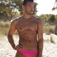Solid Hot Pink Swim Brief