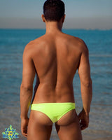 Neon Yellow Swim Brief