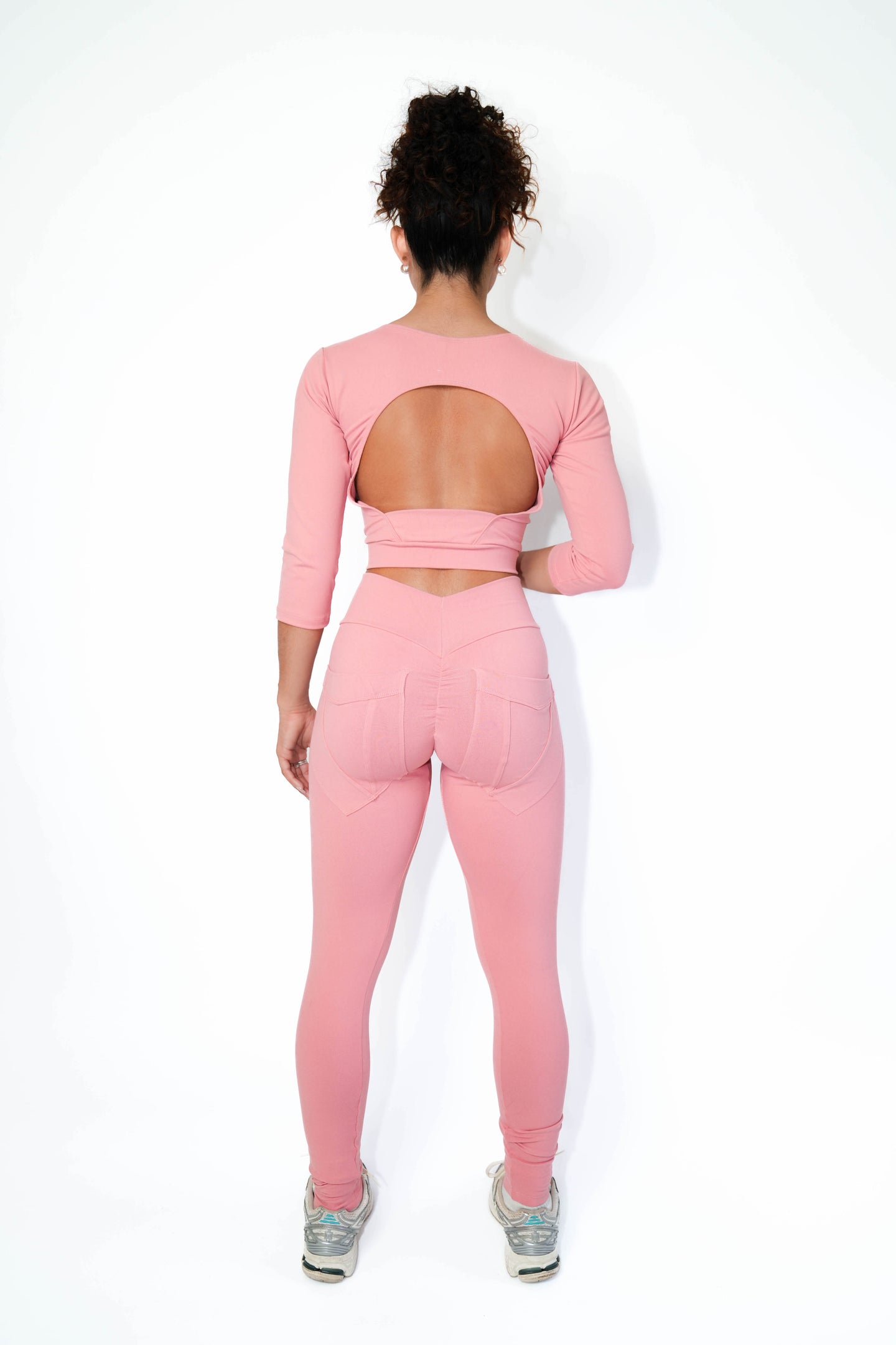 Pink Guava Bum Bum Pocket Leggings (Thick Supplex)