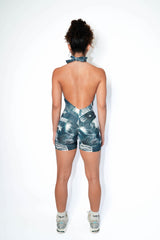 Savage Denim Short Bodysuit
