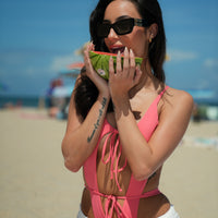 Pink Seductive One Piece Swimwear