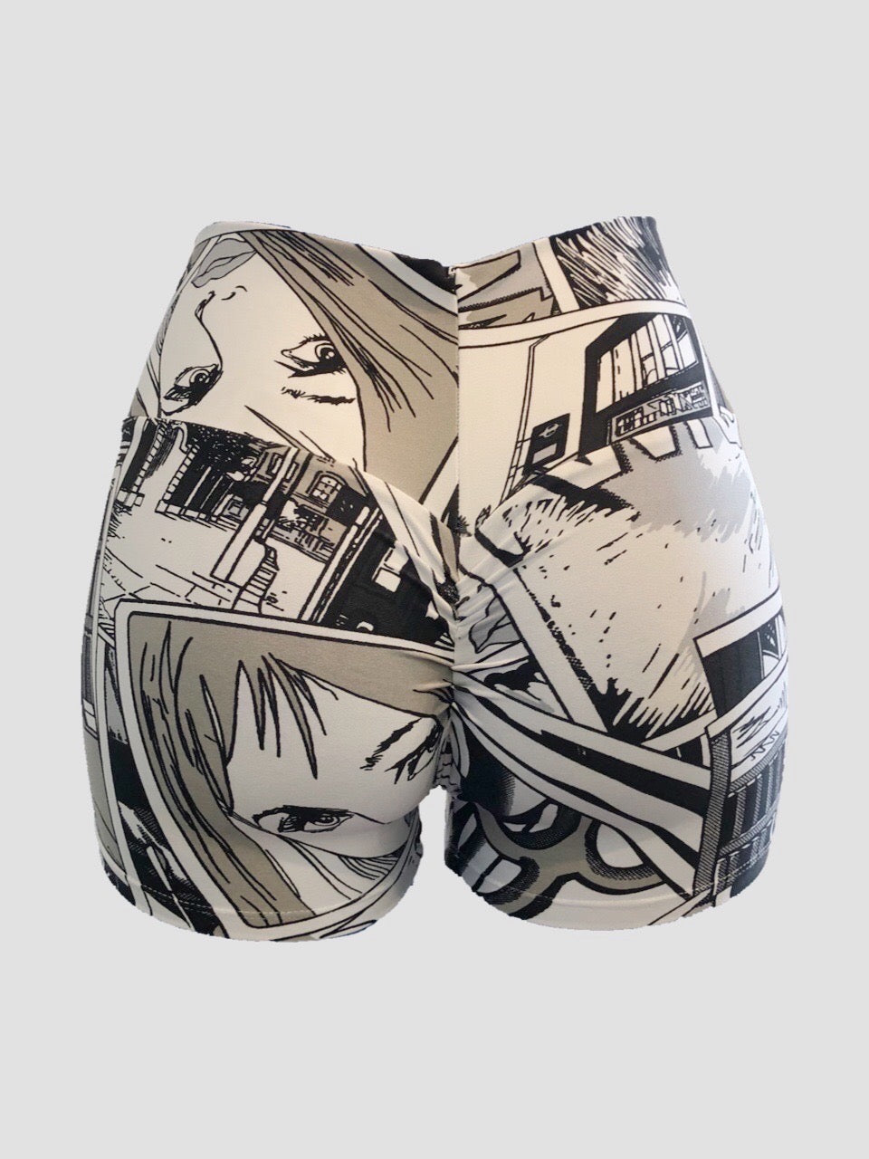 Cartoon Fever Shorts (Light Supplex)