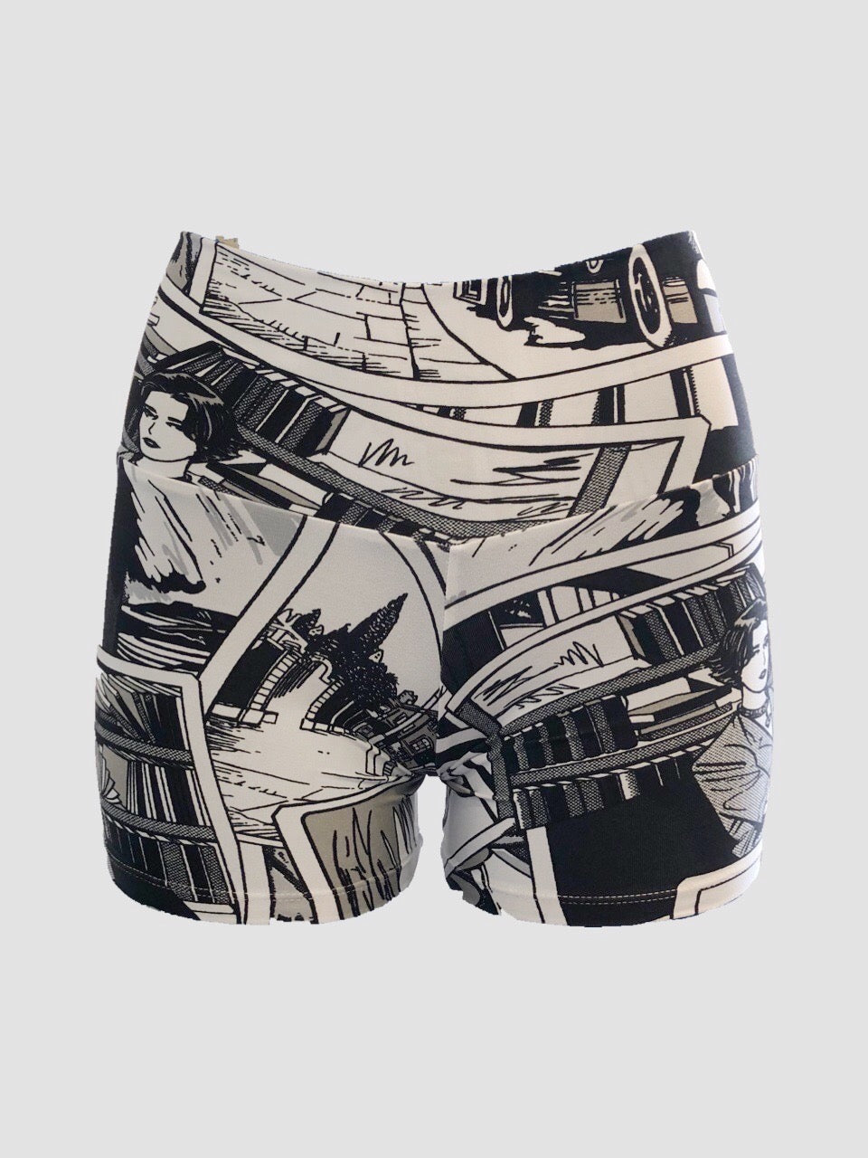 Cartoon Fever Shorts (Light Supplex)