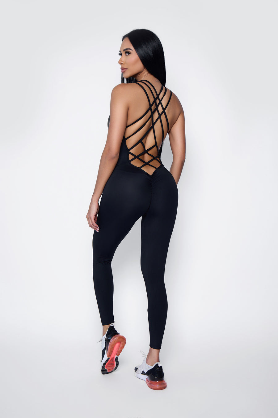 Black Strappy Bodysuit