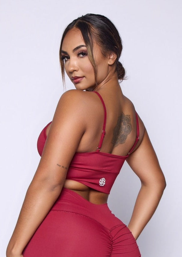 Red Tech Tee Top