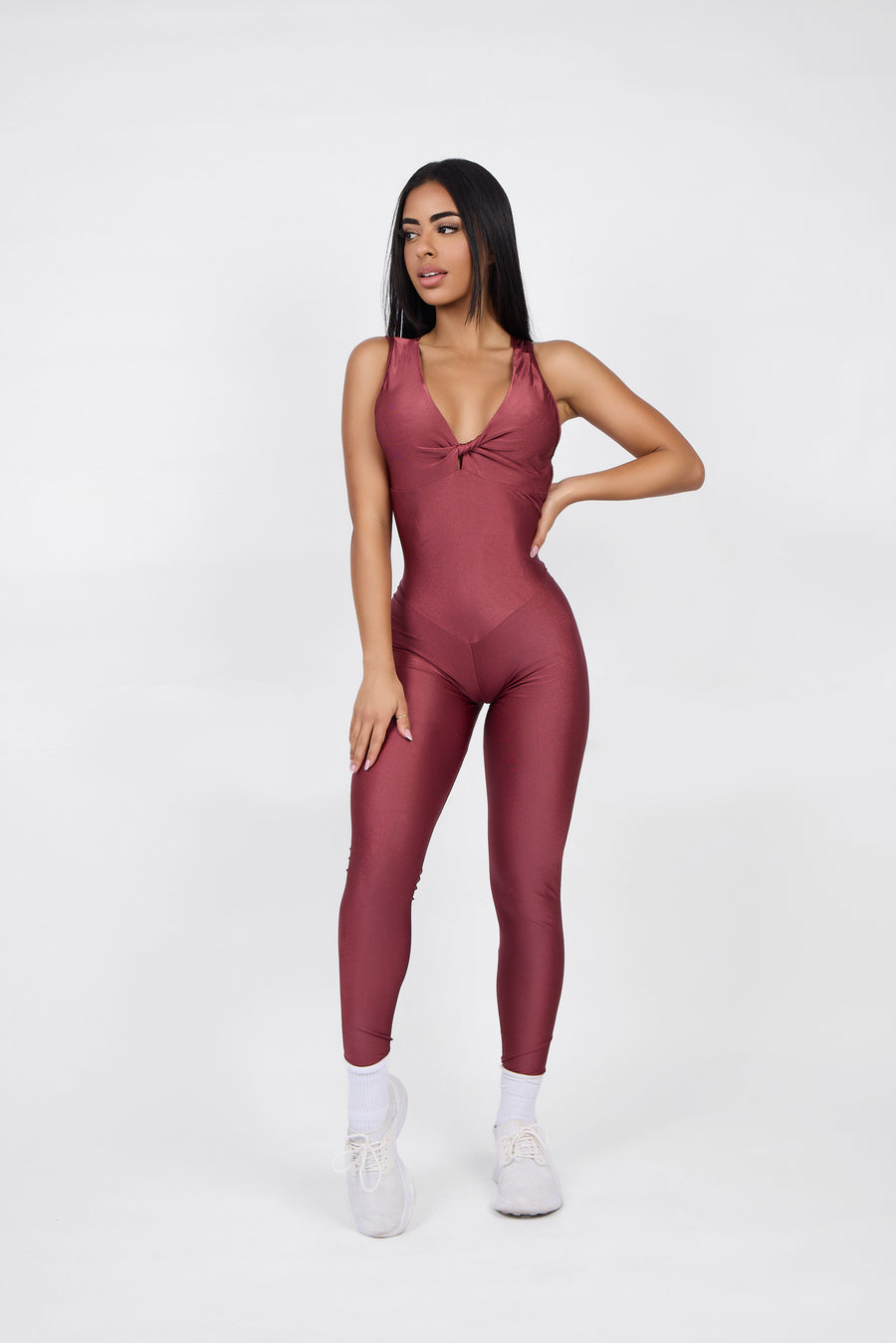 Shiny Wine Ring Bodysuit