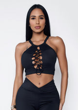 Black Night String Top