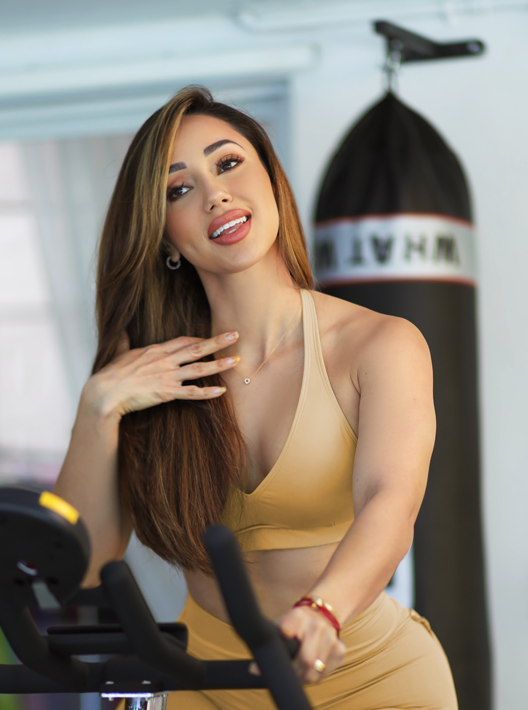 Dulce De Leche Backless Top (Light Supplex)