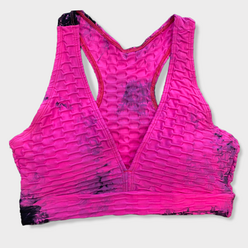 Pink Marble Fitness Top