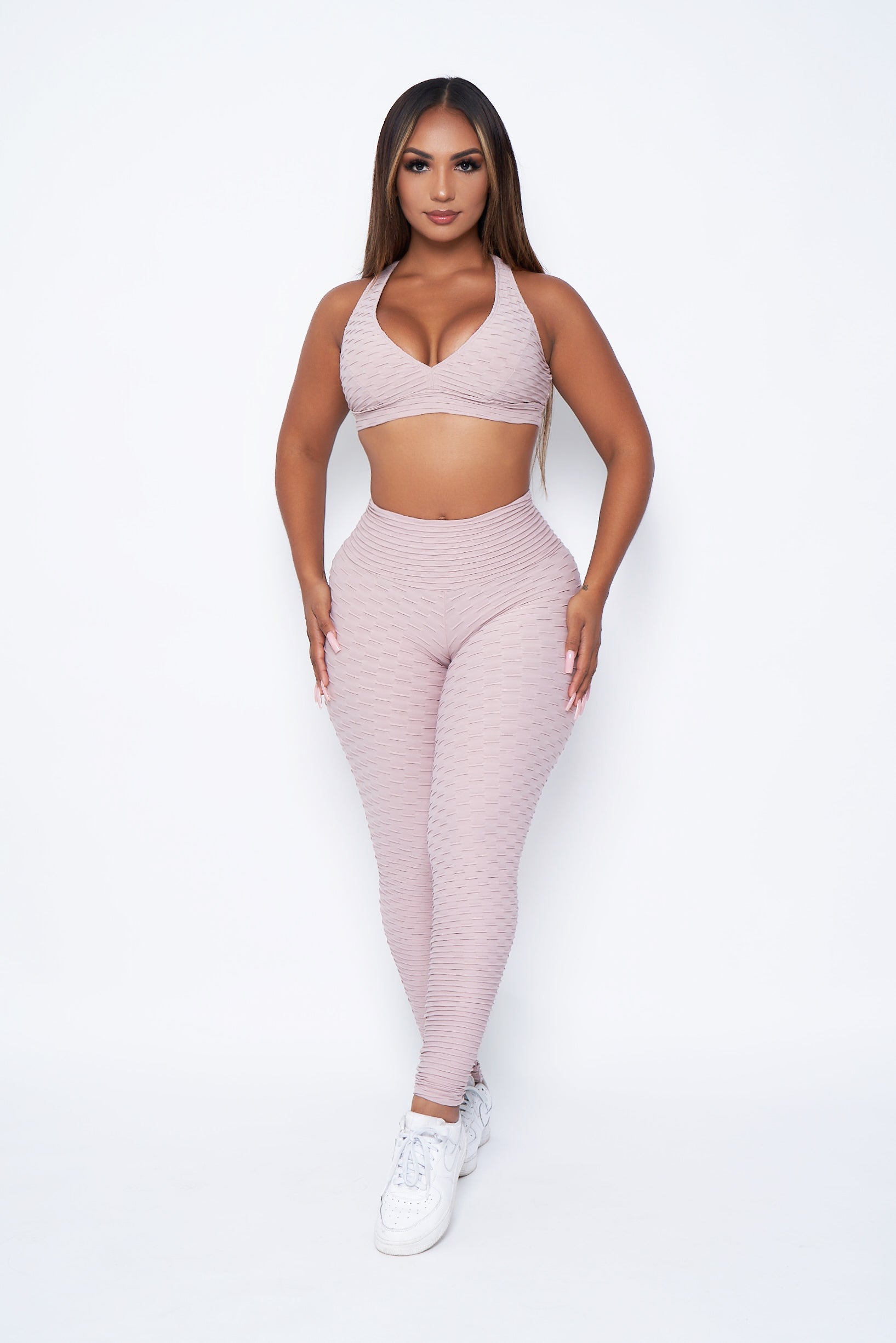 Nude blush Leggings (Scrunchy Supplex)
