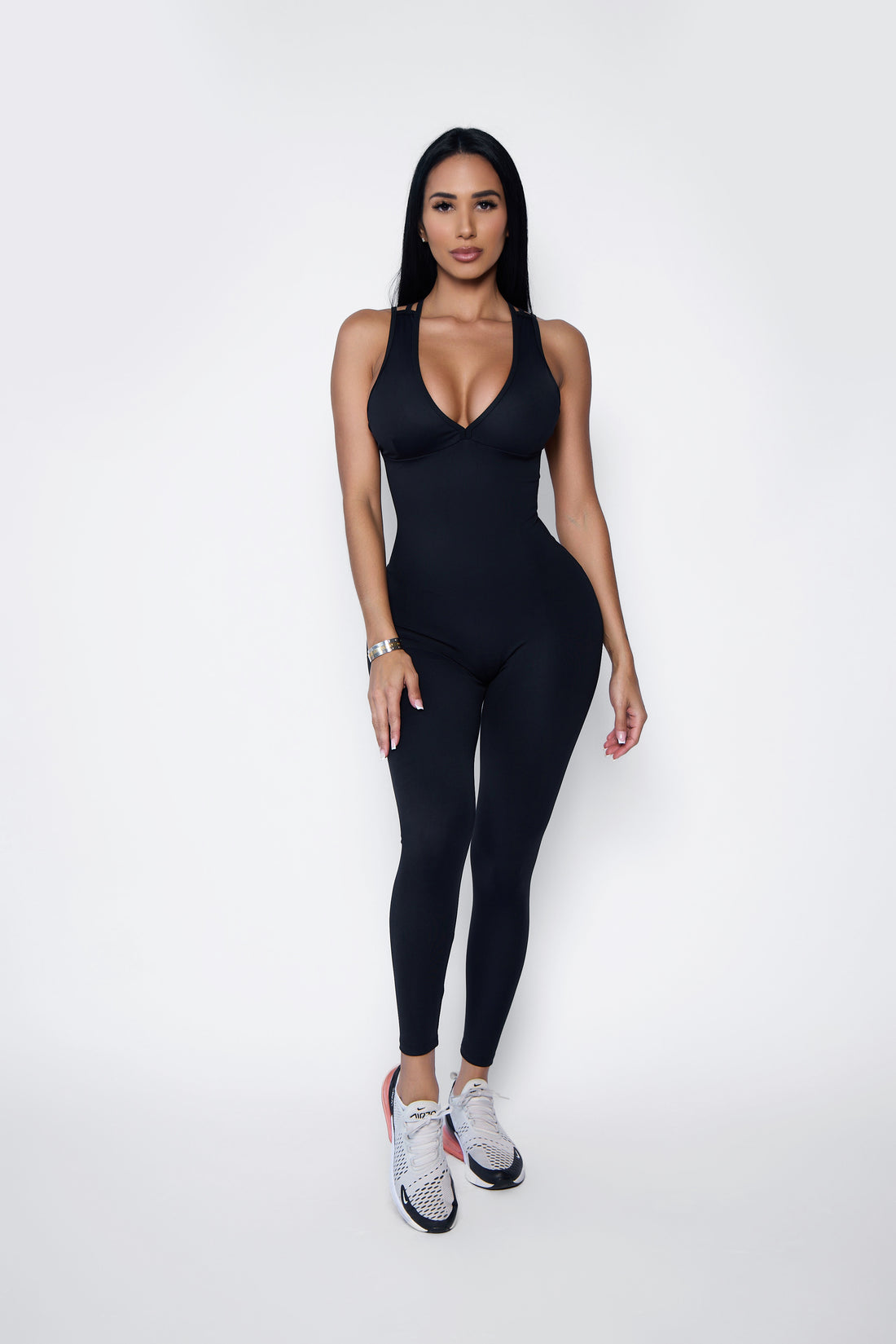 Black Strappy Bodysuit