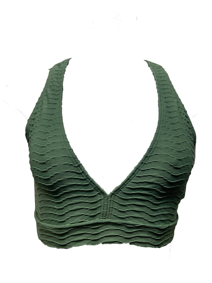 Forest Fish Scale Fit Top