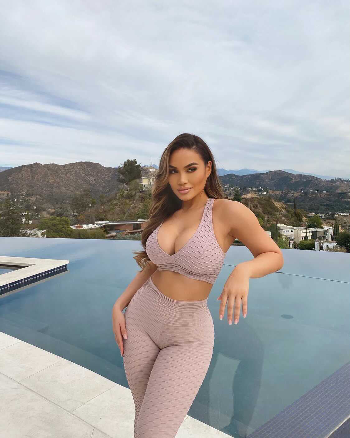 Nude blush Leggings (Scrunchy Supplex)