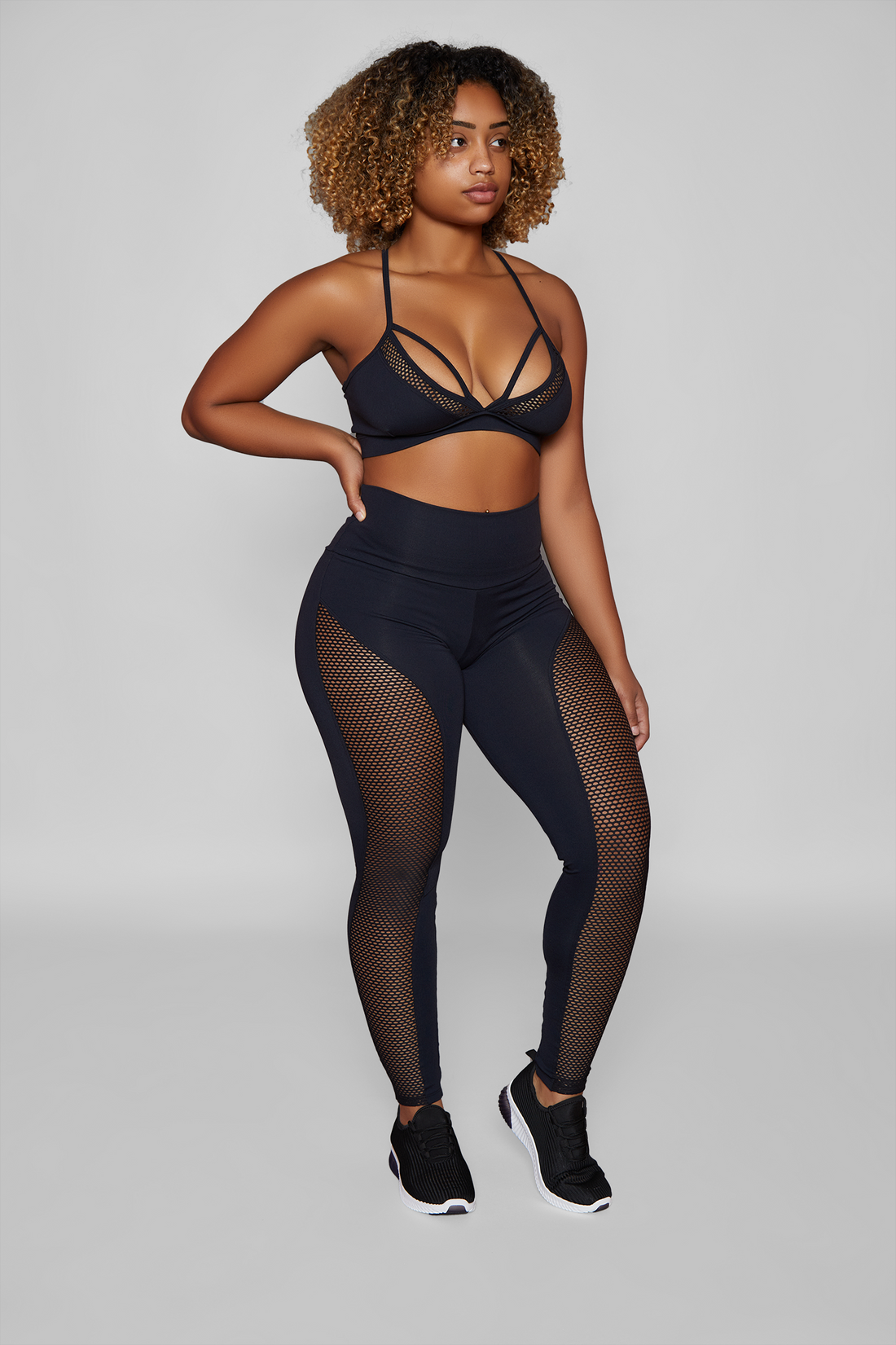Pretinha Mesh Leggings (Thick Supplex)