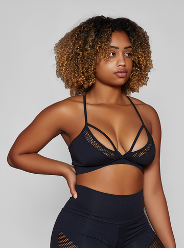 Pretinha Mesh Fitness Top (Thick Supplex)