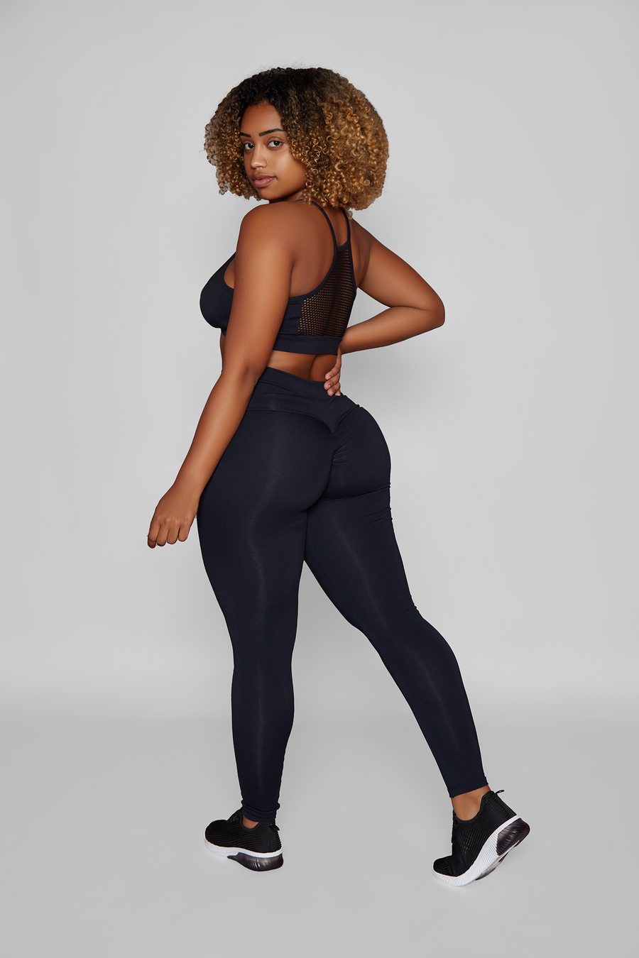 Pretinha Mesh Leggings (Thick Supplex)