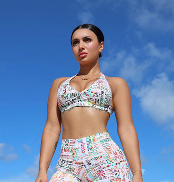 Graffiti Backless Top