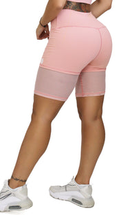 Peach Tech Mesh Shorts