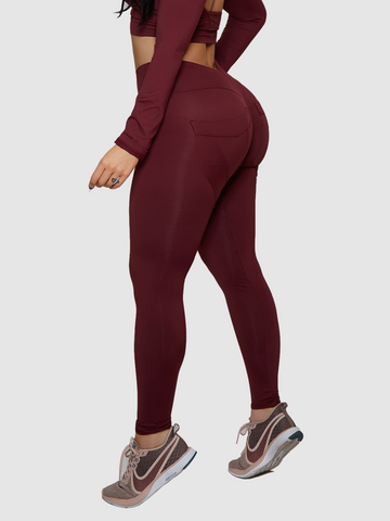 Wine Not Bum Bum Leggings (Light Supplex)